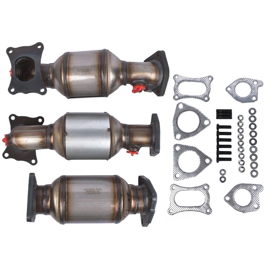 Complete Catalytic Converters for Honda Pilot 3.5L  2009-2015 45131 45132 16447